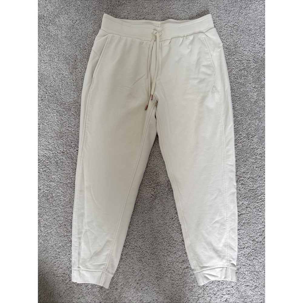 Calia by Carrie Underwood Cream Highwaist Joggers Size M Soft Stretchy Luxurious